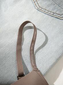DesireSculpt 1 pièce Soutien-gorge confortable sans armatures pour femmes - Taupe - Voir 5