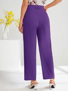 SHEIN Clasi 女士纯色西装裤，秋冬夏季时尚