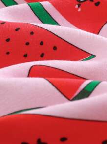 Cozy Pixies Bộ đồ ngủ 4 món vừa vặn cho bé gái: Áo thun tay ngắn cổ tròn mềm mại họa tiết động vật hoạt hình và quần short cạp chun - Nhiều màu - Xem 3