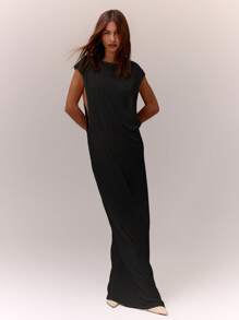 MUSERA 圆领超短袖连衣裙，优雅春夏度假舞会礼服，女士夏季连衣裙，适合假日、伊比沙岛婚礼宾客、秋季夜生活、日常休闲、冬季圣诞派对等场合，尽显优雅时尚。