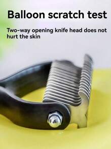 Effective Pet Shedding Brush And Dematting Comb For Dogs And Cats - Professional Grooming Tool For Removing Tangles And Mats - Reduces Shedding And Promotes Healthy Coat