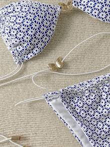 Swim Mod Set di bikini sexy con stampa integrale per donna