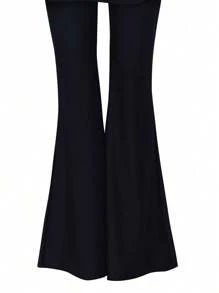 Swim Mulvari 女式全新纯色夏季两件套高领长袖褶皱喇叭袖口收腰端庄度假防晒沙滩装