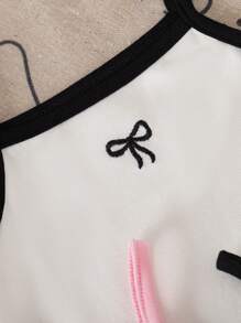 SHEIN Playful Pals 3pcs/Set Baby Girl Soft & Comfy Minimalist Sleeveless Dress Set, Summer - Multicolor - View 5