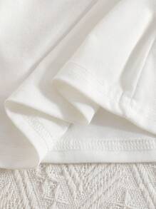 2pcs Girls Sweet Cute Butterfly Print Cap Sleeve Top Tee + Bowknot Ruffles Patterned Pants Set, Fashionable Casual Outfit Suitable For Vacation, Travel, Holiday Party, Summer Summer Holiday