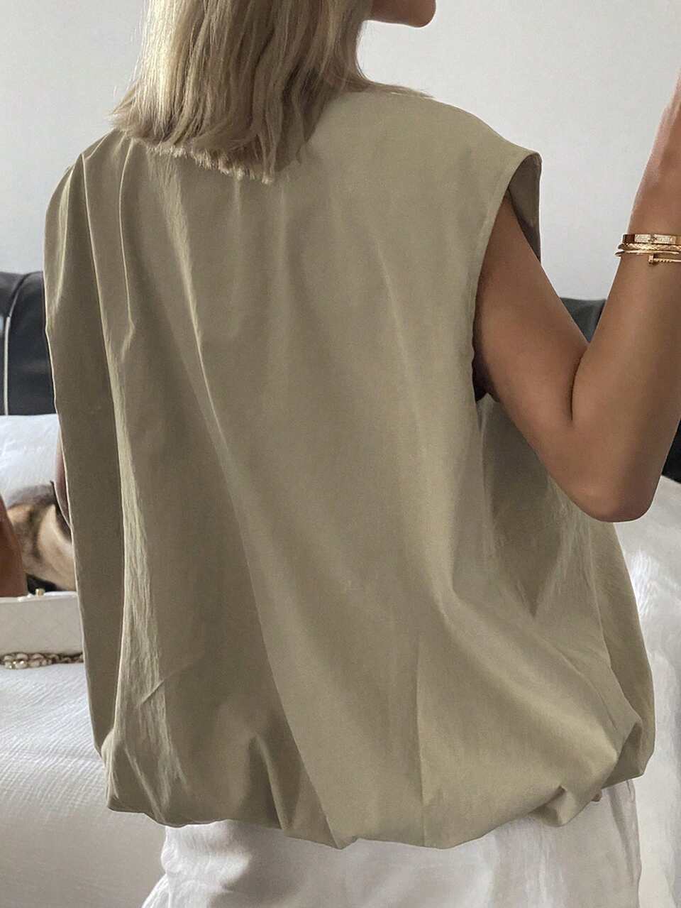Women's Loose Casual Sleeveless Vest, Business Casual Style, Summer New Arrival