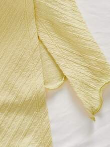 Firerie 女士优雅浪漫时尚通勤性感优雅风格黄色褶皱抹胸，适合派对、海滩度假、返校、浪漫约会、婚礼季、生日、复活节、春夏装 - 黃色 - 查看 5