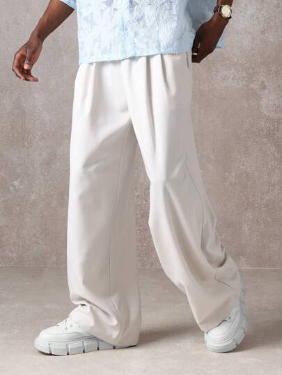 Straight Fit Colour Block Parachute Pant｜Sumwon