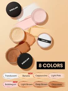 SHEGLAM Baked Glow Setting Powder-Deep Brown Oil Control Loose Setting Powder Translucent Pore-Less Flawless Smooths Fine Lines Glowy Powder Christmas Winter Powder Graduation Birthday Holiday Summer Fall Autumn Y2K Fancy Fashion Women Makeup Cosmetic Party Beach Travel Camping Outdoors School Campus Trip Festivals Decor Gift Present Rose Girl Cosplay Best Color Charm Vibe