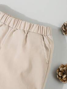 SHEIN Conjunto formal de 2 piezas para niño bebé, chaleco y pantalones (camisa no incluida) - Albaricoque - Ver 6