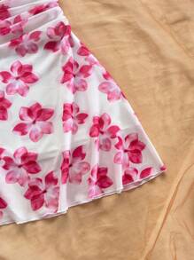 Soleia Bohemian  ,Boho, Romantic Floral ,Vacation, Floral  4th Of July Clothes  Rave Outfits White Graduation Dress Party Dress Graduation Outfit 4th Of July Dress  Butter Yellow 4th Of July Festival Concert Vacation Dress New Elastic Waist Ruffled One Shoulder Elegant Vacation Knitted Print Dress, Slimming & Versatile, Suitable For Easter, Holiday, Casual, Boho, Western, Music Festival, Countryside, Brunch, Beach, Airport, Loose, Sundress, Graduation, Women Vacation Outfits, One Shoulder Dress, Wedding Guest Attire - Multicolor - View 5