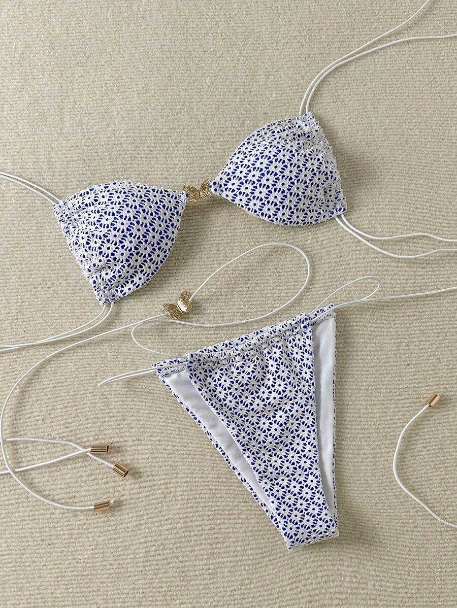 Swim Mod Set di bikini sexy con stampa integrale per donna