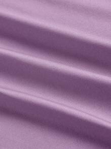 SHEIN Privé 1-For-1 女士 2 件套纯色休闲修身细肩带露肩夏季连衣裙，适合通勤、户外、购物 - 彩色 - 查看 5