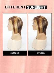 13x4漸層小精靈髮型蕾絲前假髮人類頭髮短波波頭假髮人類頭髮漸層P4/27顏色蕾絲正面波波頭假髮頂級品質假髮適合女士 - SP4/27 - 查看 10