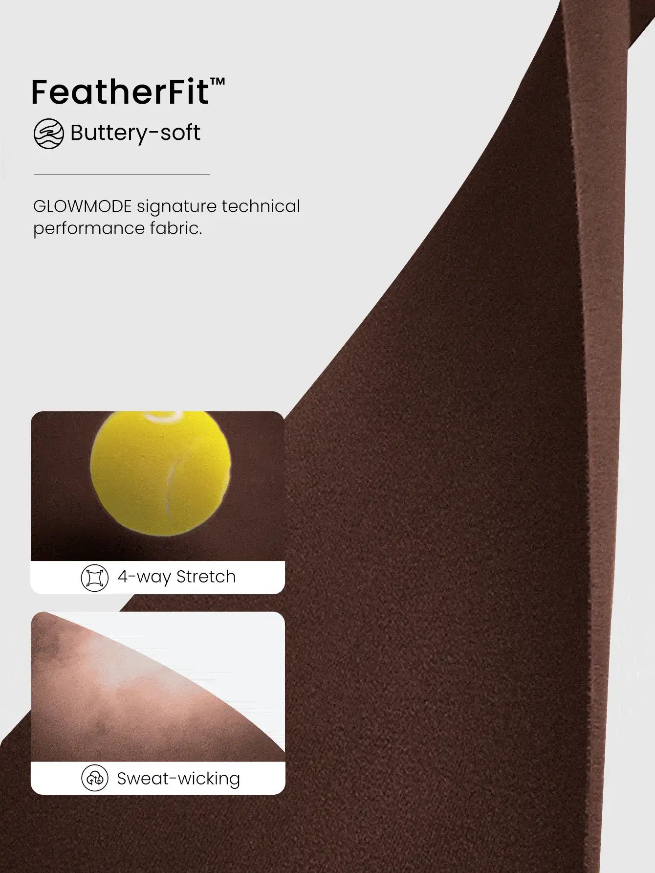 GLOWMODE 31" FeatherFit™ Free Flare Contrast Stripe Yoga Pants Leggings Low Impact Yoga Pilates Daily Casual Wear - Cinnamoninspiration - View 4