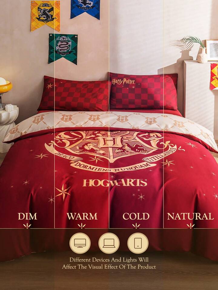 ハリー・ポッターの布団カバーセットクイーンの寝具セット