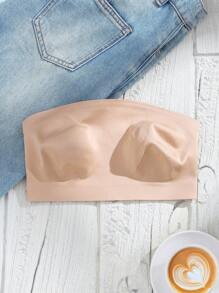 1 件装女士无钢圈抹胸文胸