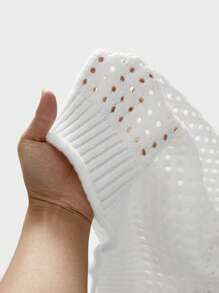 Manfinity VCAY Number Graphic Print Short Sleeve Men's Knit Top - White - View 7