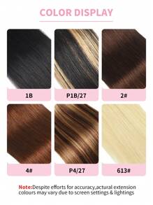 8Pcs One Set Clip In Hair Extensions Natural Wave  Hair Clip Ins Double Weft Straight Extensions