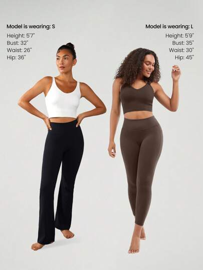 GLOWMODE FeatherFit™ Back Cropped Active Tank Top Low Impact Yoga Fall view 8