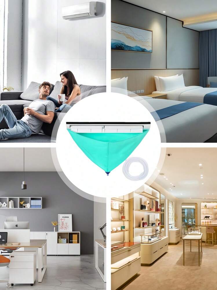 SHEIN 壁掛けエアコン用ACクリーニングキット 1個/2個入り - コンデンサーコイル、フィルター&ベントの徹底的なクリーニング - 家庭、オフィス、寮、旅行での冷却効率と空気質の改善 - HVAC メンテナンスツール、家庭必需品、ホリデーギフト(グリーン) - グリーン - 見る 5