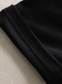 SHEIN 男童字母和葉子印花短袖t恤和短褲