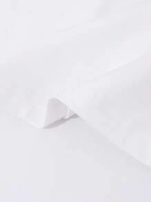 SHEIN Explorewe 2pcs Set Teen Girls Easter Cute Rabbit & Egg Print Slim Fit Striped Short Sleeve Top & Shorts Set, Casual Wear For Daily, Party, Summer - Multicolor - View 7