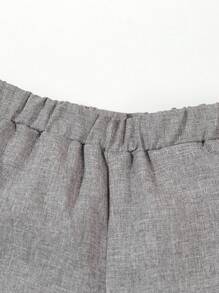Souflis Souflis Set de 3 piezas de traje de caballero para niño - Chaleco de doble botonadura + Pantalones casuales + Pajarita negra, excluyendo la camisa, de moda, elegante y con estilo, tela cómoda, adecuado para primavera/otoño, perfecto para uso diario, fiestas, bodas, bautizos, actuaciones y eventos