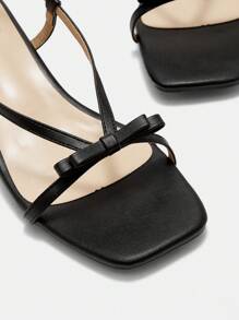 CUCCOO CURVES Sandali con tacco alto da donna stile semplice, con cinturino e punta aperta, adatti per uso esterno