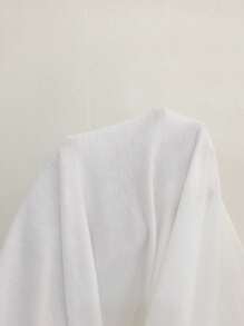 Franclia Women's Elegant Contrast Color Ribbon Bowknot Decor T-Shirt, Summer - White - View 5