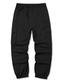 Manfinity LEGND Pantalones cargo casuales de unicolor para hombres