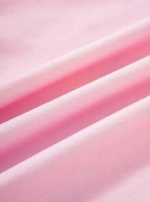 Nick 90s | SHEIN 2 件装少女卡通可爱女孩印花上衣和全身印花短裤睡衣套装，春夏 - 淺粉色 - 查看 7