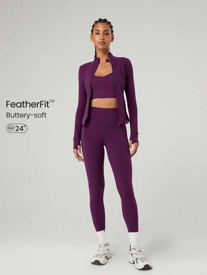 GLOWMODE 24" FeatherFit™ Högt skurna Sidoficka Damasker