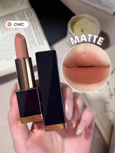 SHEGLAM Matte Allure Lipstick-Chic 20 Colors Long Lasting Lipstick High Pigment Velvety Soft Lipstick Brand Beauty Makeup Face Paint Cosmetic For Women Girls Perfect For Fall Winter Ideal For Y2K Fancy Fashion Suitable For Birthday Christmas Present Party Ready Best Color