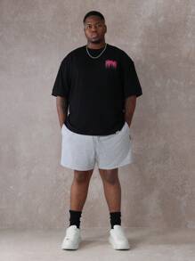 SUMWON Streetwear Urban Graffiti Style T-Shirt Projects Graphic Oversized Casual Fashion Statement Tee Summer Festival Comfort Fit Street Culture Design - Black - View 4