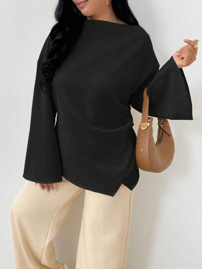 INAWLY 大码女式时尚优雅衬衫