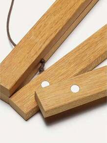 1 件磁性木质衣架 DIY，柚木胡桃木松木适用于海报照片卷轴画框帆布印刷画，艺术品磁铁框架墙壁艺术家居装饰