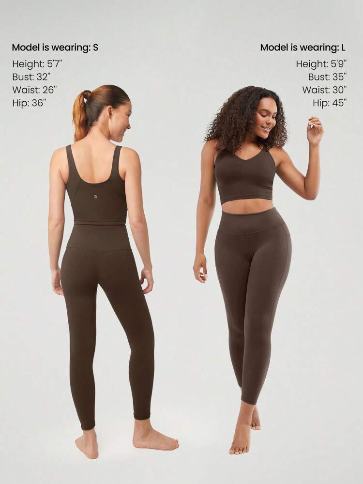 FeatherFit™ U Back Cropped Active Tank Top Low Impact Yoga Pilates Daily Spring Summer