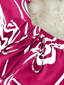 EMERY ROSE Bộ 2 áo sơ mi tay ngắn và quần dài cỡ lớn, thời trang cho mùa hè - Màu Hồng Tươi - Xem 5