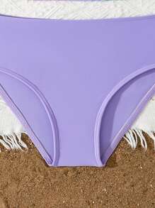 Teen Girl Ombre Leopard Print Tankini Set - Multicolor - View 4