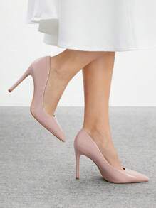 CUCCOO BIZCHIC 新款百搭尖头女式高跟鞋 - 杏色 - 查看 1