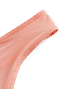 Ocili Ocili 1 Pieza de ropa interior tipo tanga cómoda, semitraslúcida, suave y sedosa de estilo sencillo