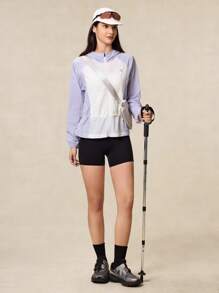 OutZeal FeatherLight 女款防水防晒可打包夹克，抽绳腰带，防雨，带侧袋，探索户外徒步 - 彩色 - 查看 7