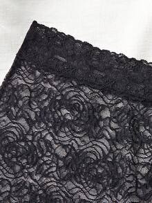 女士平角短裤 - 黑色 - 查看 4