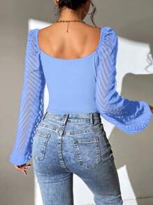 SHEIN Clasi 女士长袖纯色简约时尚衬衫，适合夏季