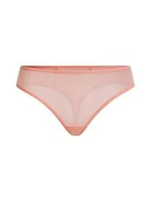 Ocili Ocili 1 Pieza de ropa interior tipo tanga cómoda, semitraslúcida, suave y sedosa de estilo sencillo