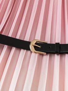 DreamSkyne Romantic Date  Plus Size Women's Casual Elegant Ombre Print Pleated Mid-Length Flared Sleeve Versatile Comfortable Dress, Spring/Summer - Multicolor - View 6