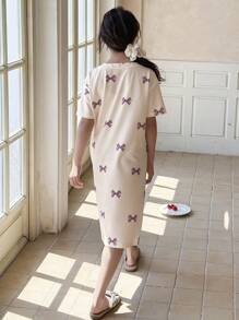 DAZY Tween Girl Fall Loungewear - Beige - View 5