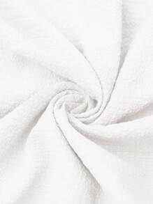 SHEIN VCAY Women's Solid Color Ruffle Backless Maxi Vacation Dress - White - View 5