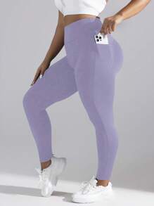 Easithlete Yoga Pants With Pockets, Tummy Control Compression Workout Leggings For Cycling And Sports